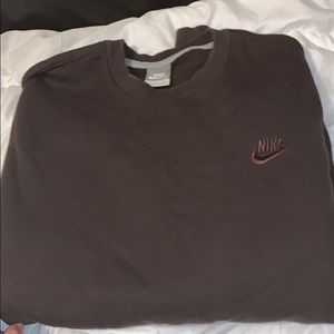 Chocolate brown Nike Sweatshirt